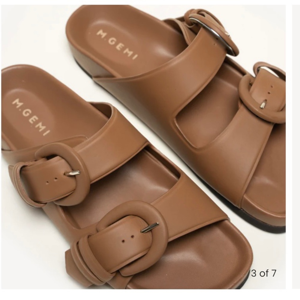 M.Gemi Matilde Due, Tan Leather, Size 9 (40), new